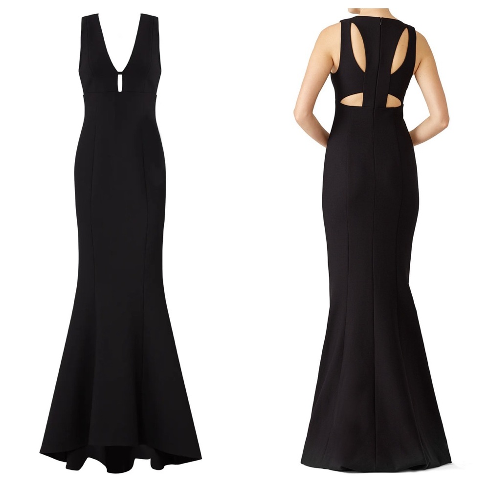 LIKELY x Revolve Albury Keyhole Cutout Maxi fitted trumpet mermaid Gown